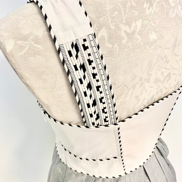 Zac Posen 8 Embroidered Sleeveless Sundress Khaki - Picture 9 of 12